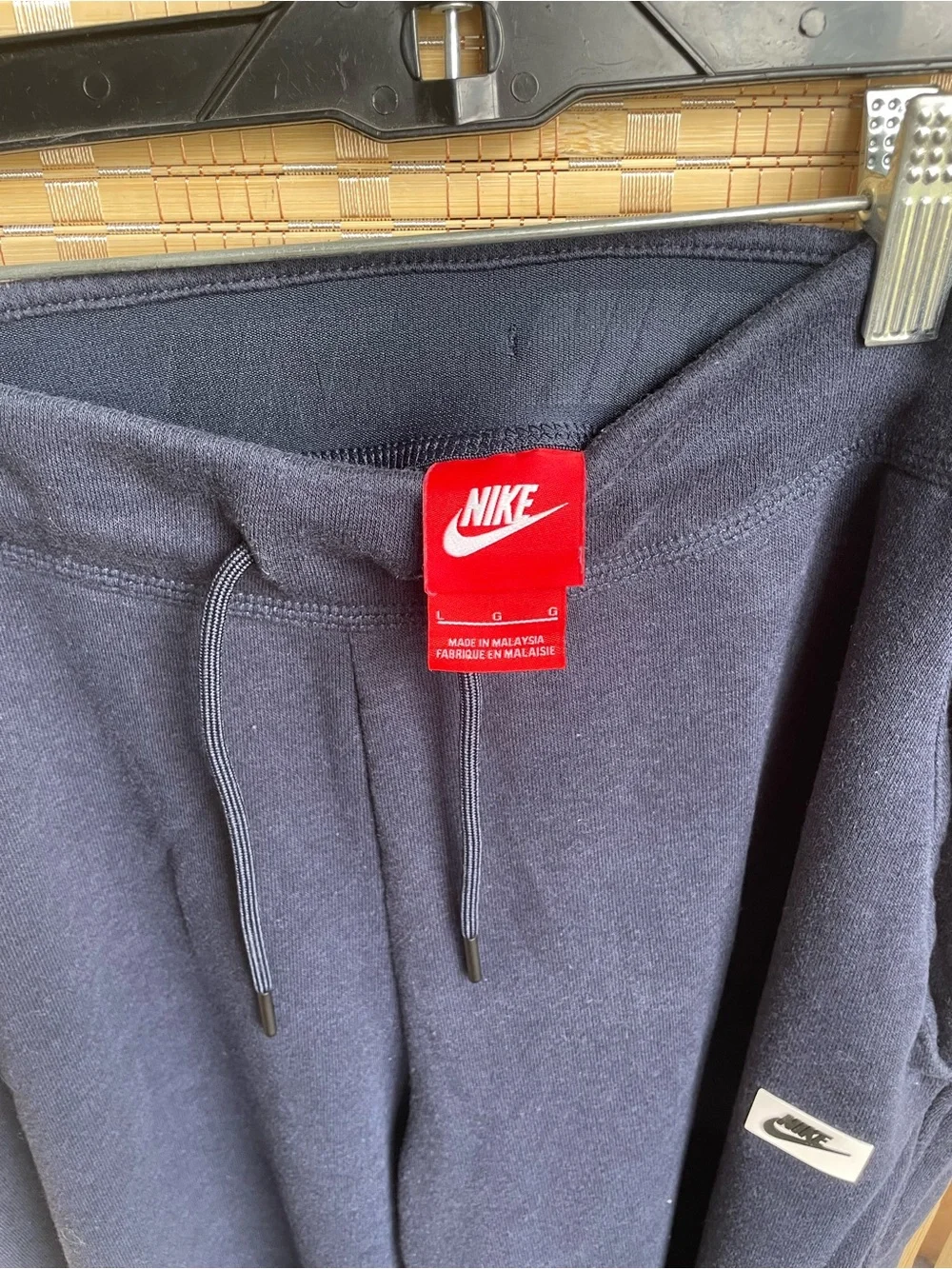 Nike Men’s Dark Navy Drawstring Joggers sweatpants sweats blue
